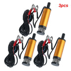12V Electric Transfer Pump 12L Min Diesel Oil Water Fuel Change Truck Marine Car Utility Pump