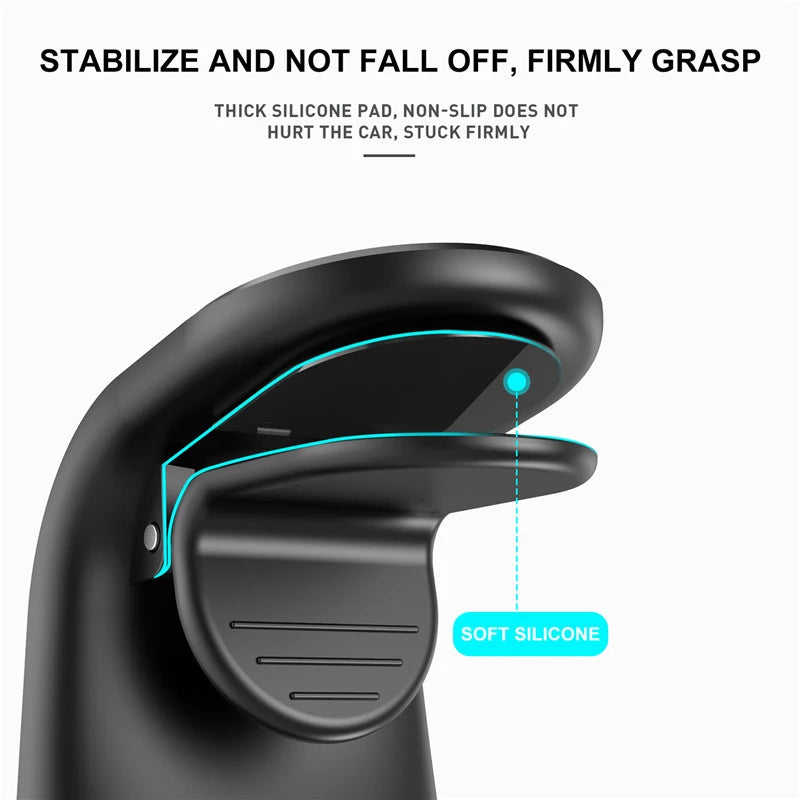 Magnetic Car Phone Holder Air Vent Clip Mount 360 Rotation Mobile Bracket GPS Cell Phone Stand in Car For IPhone Samsung