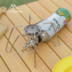 Mountainhiker Outdoor Portable Folding Spider Stove Camping Camping Picnic Stove Stove Stove Barbecue Stove Household Stove Head