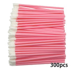 100/200pcs Lip Wands Applicators Eyelashes Brushes Lipstick Brush Mascara Applicator Gloss Wands Eyelash Extension Makeup Tool