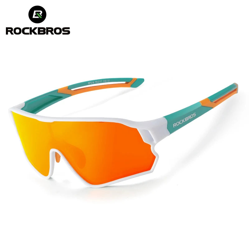 ROCKBROS Sunglasses Girls Boys Polarized Photochromic Goggles Children Out Sports Riding UV Radiation Protection Eyeglasses