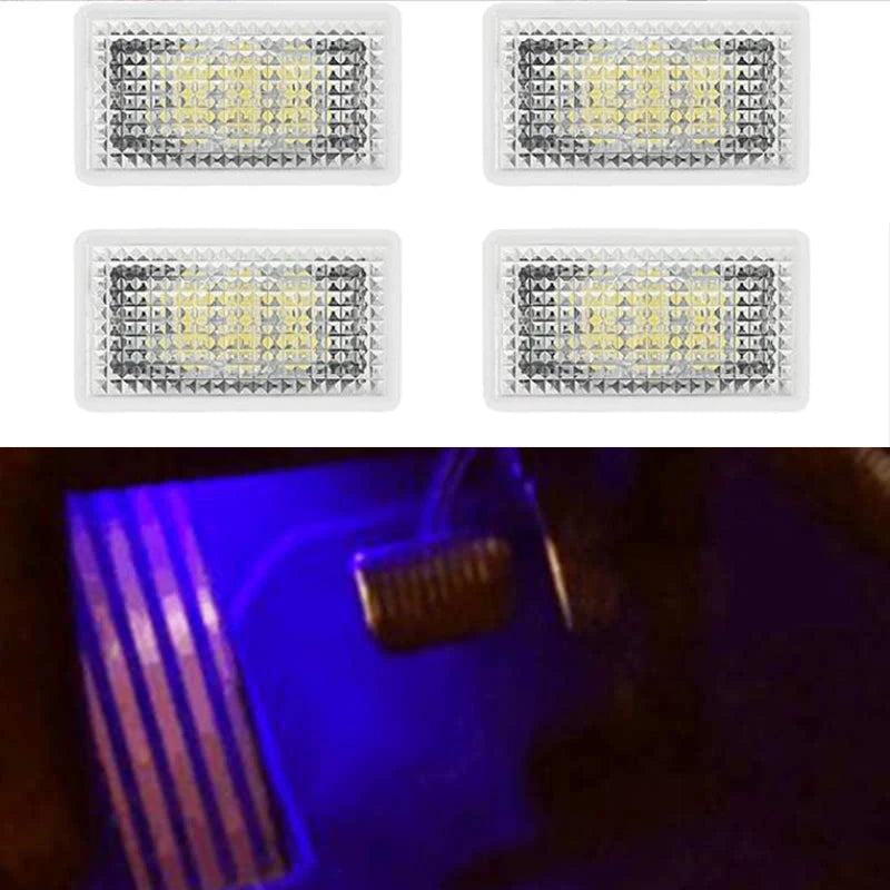 For Tesla Model 3 Y S X LED Interior Footwell Light Ultra Bright Puddle Door Bulb 2017- 2023 Upgrade Trunk Lamp Accessories