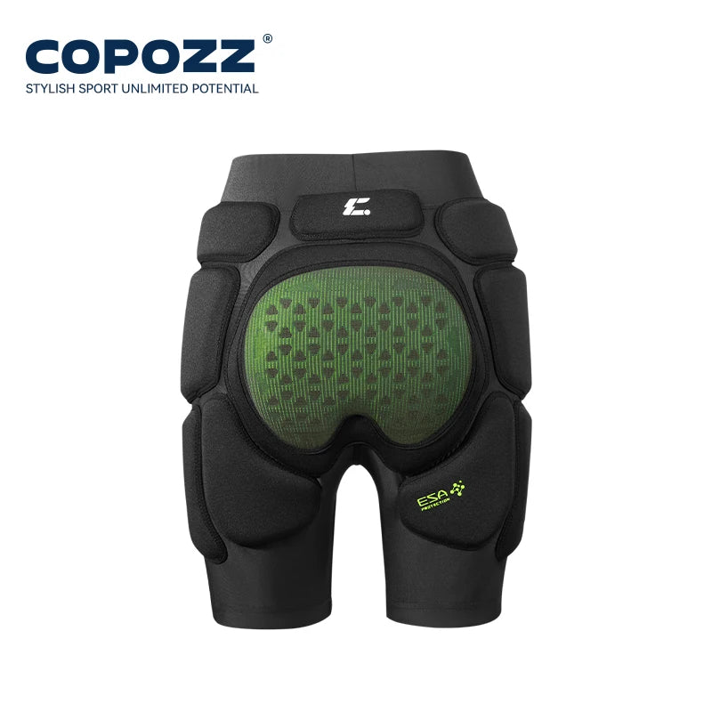 COPOZZ ESA Series Ski Protection Pads Motorcycle Skating Sports Protect Snowboarding Hip Protector Padded Breathable Gear Shorts