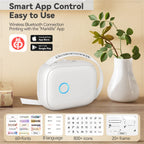 Marklife P12 Thermal Label Printer Auto Cut Portable Mini Printer P12 Adhesive Sticker Labeling Machine or 5PK Continuous Tape ﻿