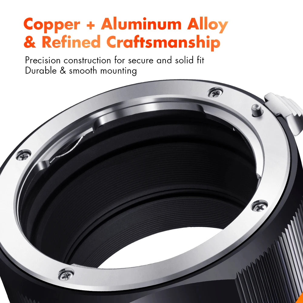 K&F CONCEPT PK-E Lens Mount Adapter for Pentax K PK Lens to Sony NEX E Mount Camera A5000 A5100 A6000 A6300 A6500 MF Cameras