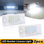 2PCS LED White