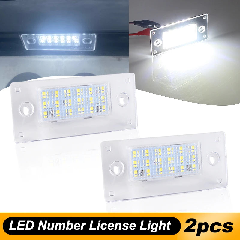 2PCS LED White