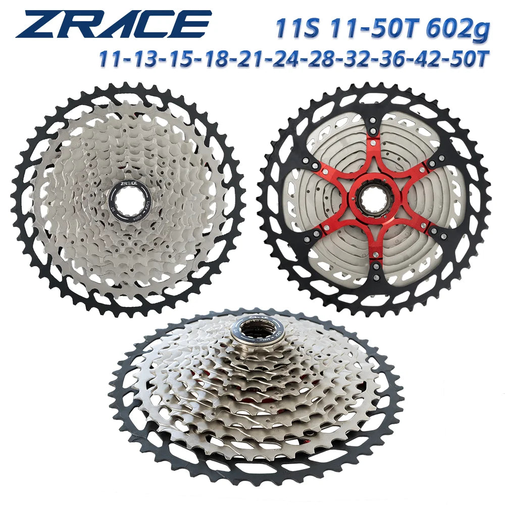 ZRACE Bicycle Cassette 8 9 10 11 12 Speed MTB bike freewheel 11-42T / 11-46T / 11-50T/11-52T for ALIVIO / DEORE / SLX / XT
