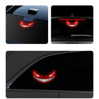 Solar Powered LED Warning Light Devil Eye Style Multi-Mode Wireless Decorative Lamp