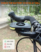 RAVEMEN FR300 Bike Daytime Headlight Compatible with Garmin XOSS IGPSPORT GPS Rechargeabl Bike Light Safety Side Visible