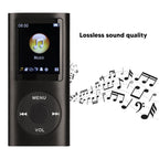 Aluminum Alloy MP3 Player Stylish Multifunctional Lossless Sound Slim 1.8 Inch LCD Screen Portable MP3 Music Player