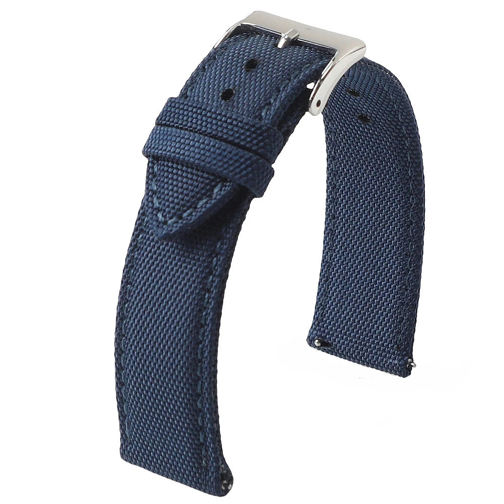 18mm 19mm 20mm 21mm 22mm 24mm Waterproof Sailcloth Watch Strap Two-Sided Nylon Watchband Quick Release Band Sport Belt For Men