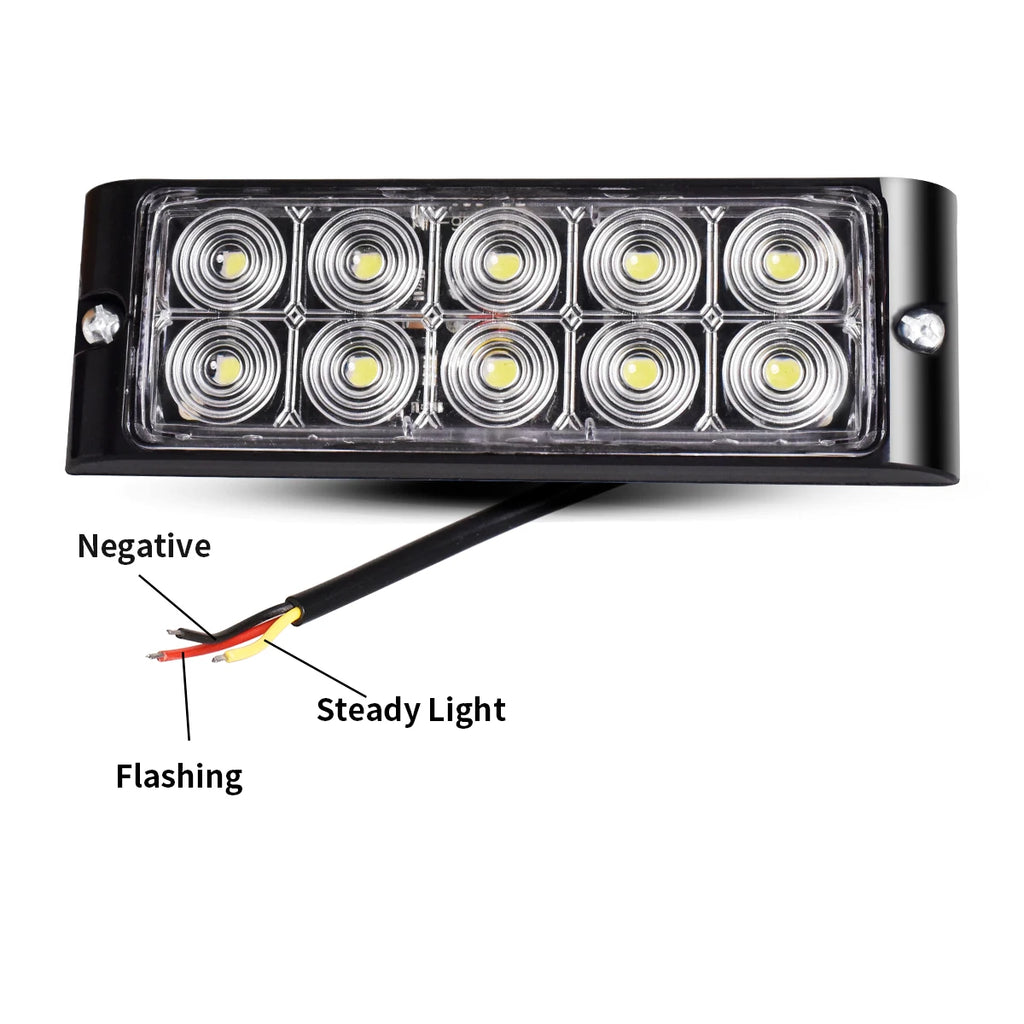4 Pieces High Bright LED Side Light For Lorry/Truck/Pick up12V/24V White/Blue/Green/Red/Yellow Long Life Span Easy Installation