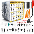 800Pcs-100pcs Car Plastic Retainer Clips Set Auto Fender Push Pin Rivet Door Trim Panel Retainer Car Bumper Fasteners Clips Tool