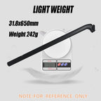 3K Carbon Bike Seatpost 31.8/33.9/34.9mm 550/600/650mm Matte, Front/Back
