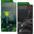 Newest 1-5PCS Hook Fishing Bait Cage Four Hook Carbon Steel Line Group Feeder Sinker Float Sharp Fishing Spring Bait Cage Tools