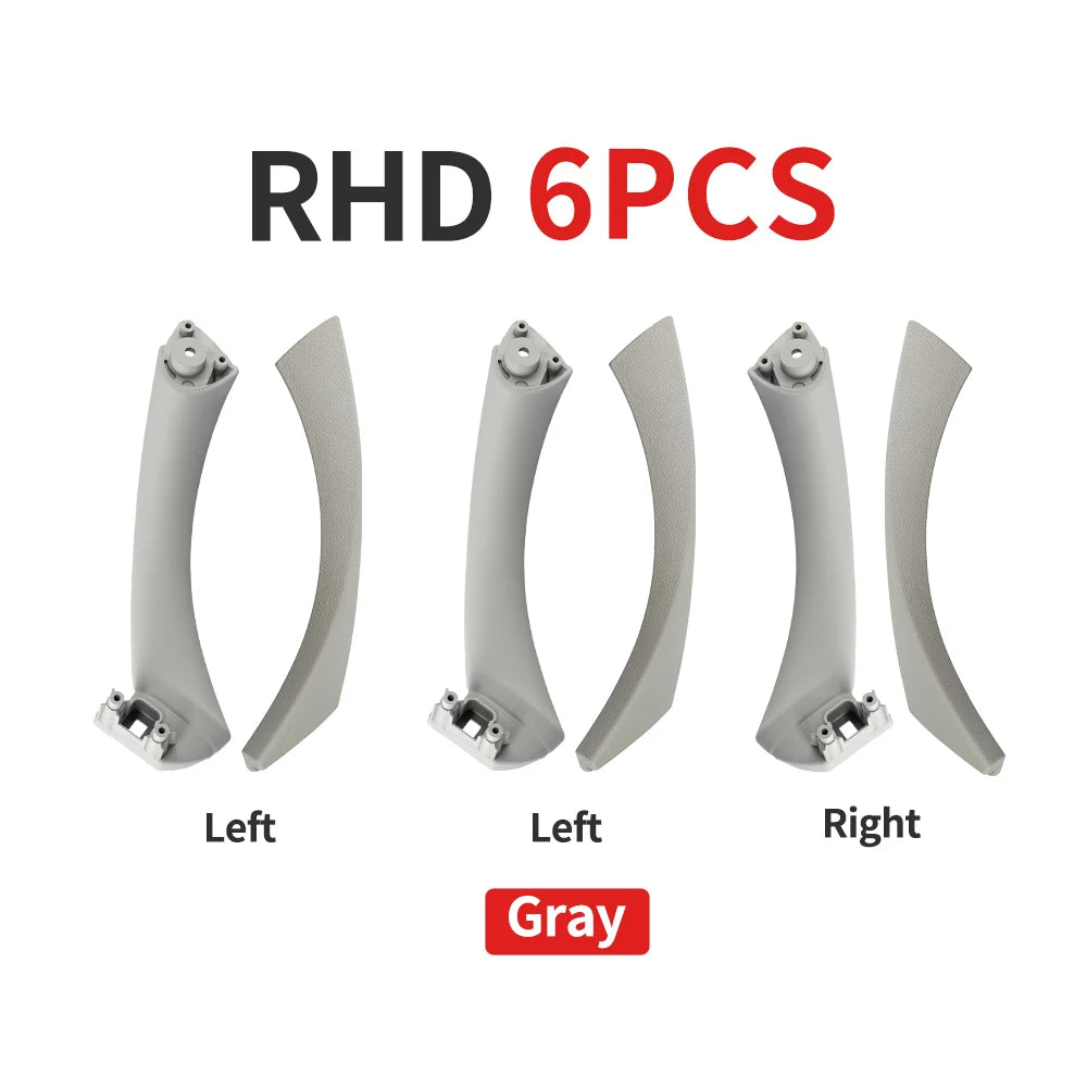 For BMW 3 Series 2005-2012 E90 E91 E92 Replacement Door Handle 6pc LHD RHD Door Interior Handle 316 318 320 325 328 330