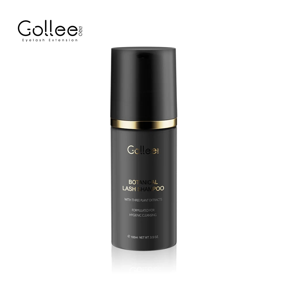 Gollee Clean Eyelash Glue Lash Foam Kit Eyelash Cleaning Foam 50ml/100ml Brush Shampoo Eyelash Extension Cleaning Gentle Makeup