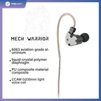Keephifi TINHIFI C2 Hifi in-Ear Earphones Mech Warrior Monitor LCP PU Composite Diaphragm 3.5MM with 0.78 2Pin Cable