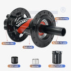 ARC MT009 Rear Hub 4in1 BOOST 10x135 12x142 12x148 MTB XC Gravel E Bike Bicycle Hub 28H 32H HG XD MS-Micro Spline 12V 6 Pawl