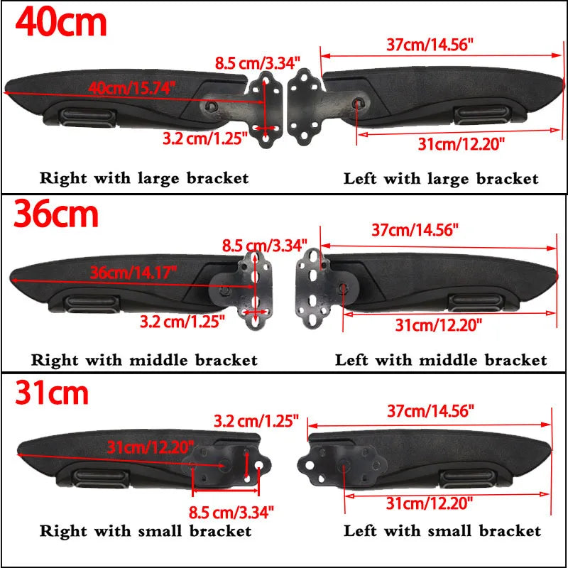 31cm 36cm 40cm Universal Adjustable Left Right Side Car Truck Seat Armrest Hand Holder Arm Rest Leather For RV Caravan Boat