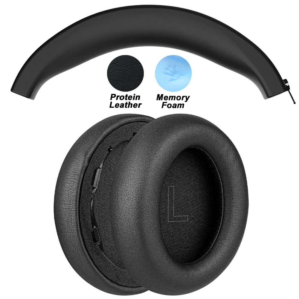 Earphone pads For Anker Soundcore Life Q30 Q35 replacement pink Earpads headphones Earmuffs Mesh Memory Covers Sponge  Protein