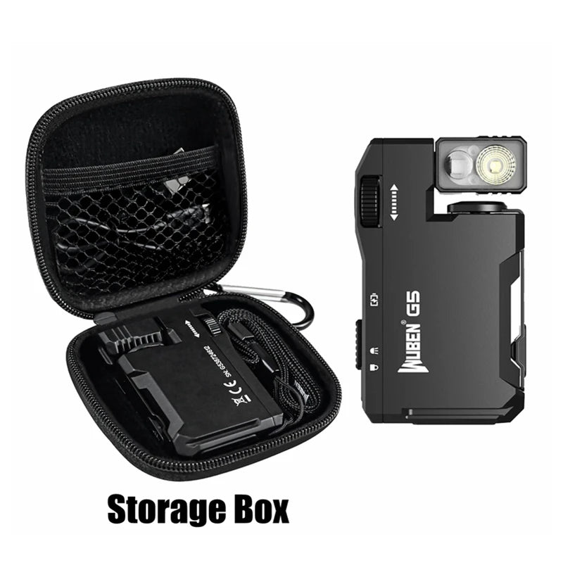 WUBEN G5 EDC Flashlight 400Lumens Portable Pocket Mini Light Waterproof Torch 180° Rotating Head With Magnetic Tail For Outdoor