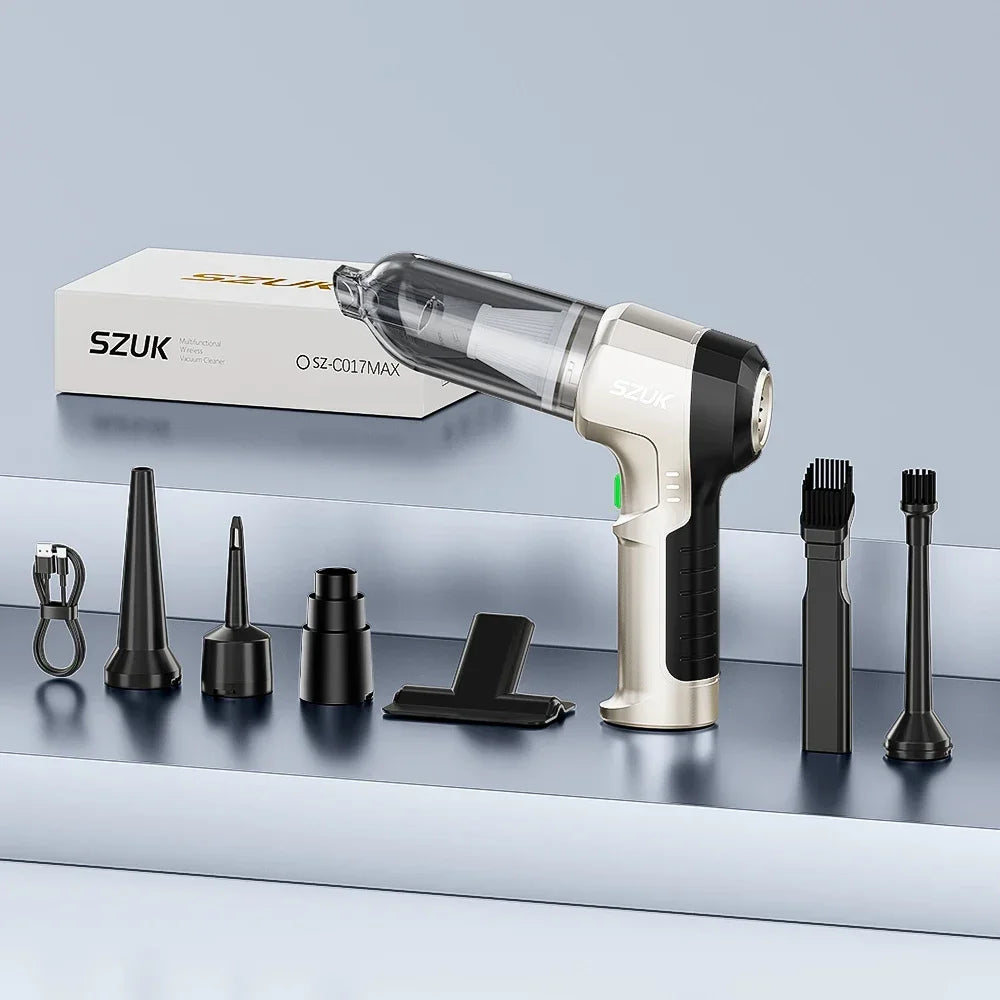 SZUK 9998700PA Car Vacuum Cleaner Strong Suction Cordless Wireless Cleaner Portable HandHeld Vacuum Cleaner Cleaning Machine