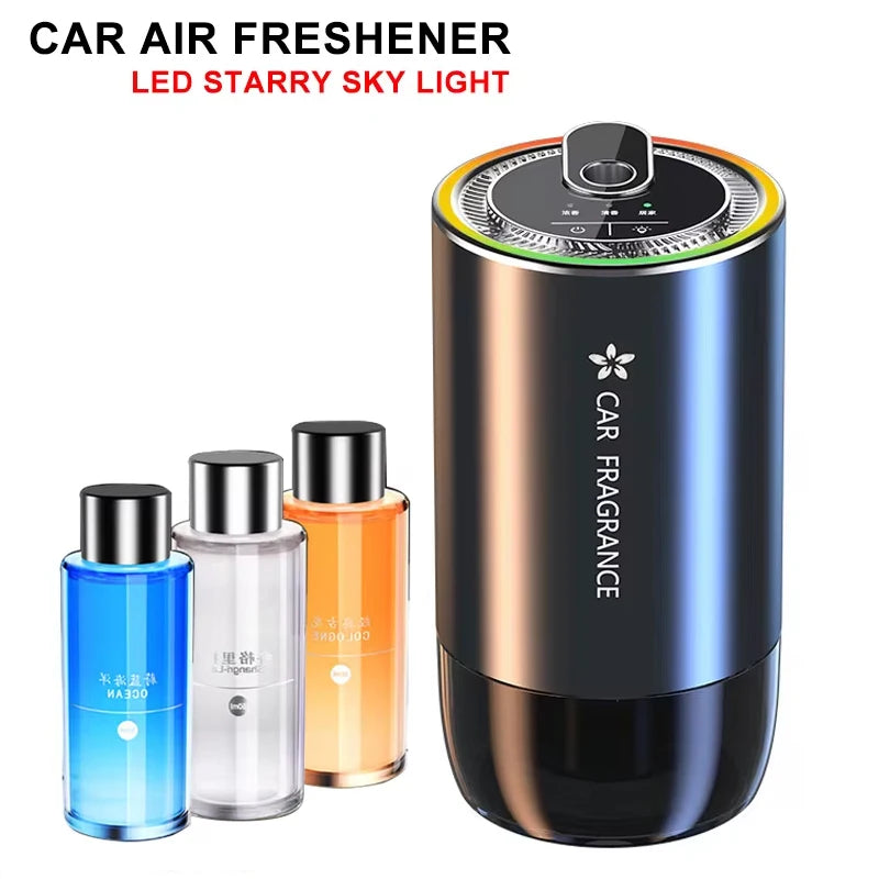 Transform Your Car with Smart Aroma Diffuser & Starry Light Ambiance