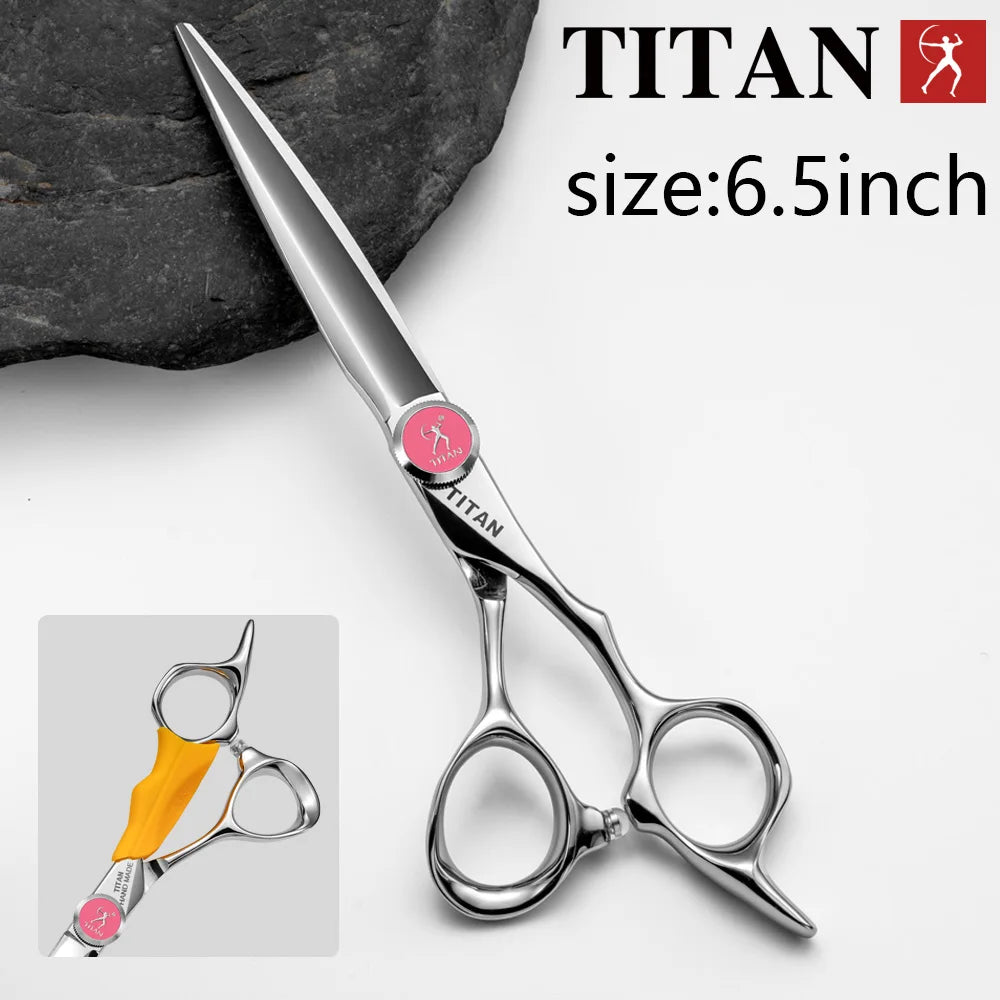 Titan Professional Hair Scissors Thinning  Cutting Barber  Hair Shears Scissor  Hairdressing Scissors 5.5/6.0/6.5/7.0inch 440C