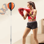 Standing Punching Bag with Suction Base, Adjustable Height 115-160cm Boxing Trainer
