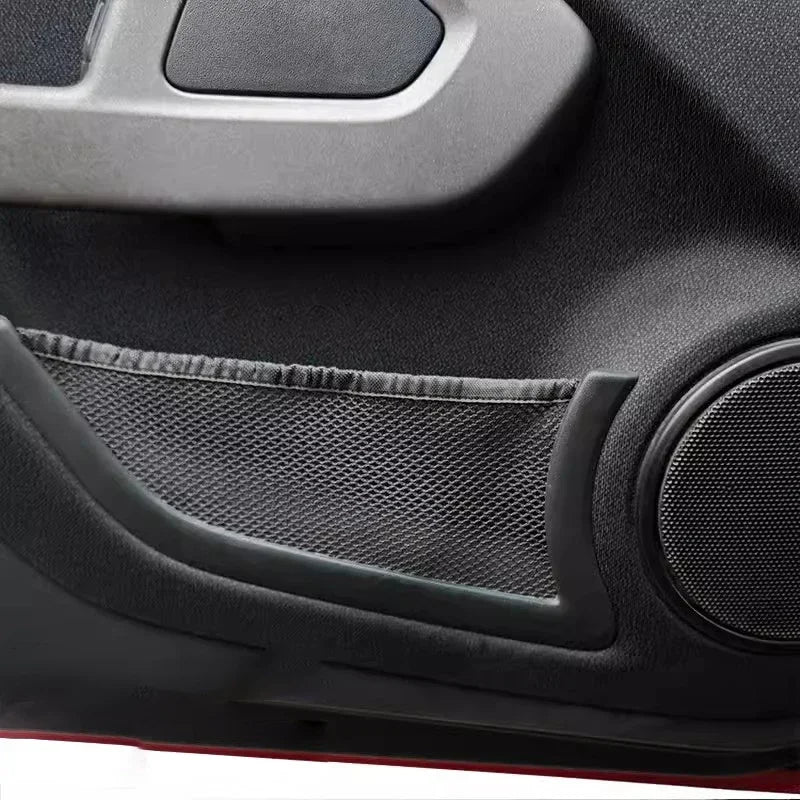 2pcs Stainless Steel Car Door Net Bag Non-elastic Repair Strip For Mercedes Smart 451 Fortwo 2009-2014 Modification Accessories