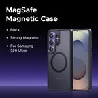 UGREEN For Samsung Galaxy S26 Ultra 2026 Magnetic Case Clear Hard Back Cover Cases for Samsung SamsungGalaxyS26 2026 Black TPU