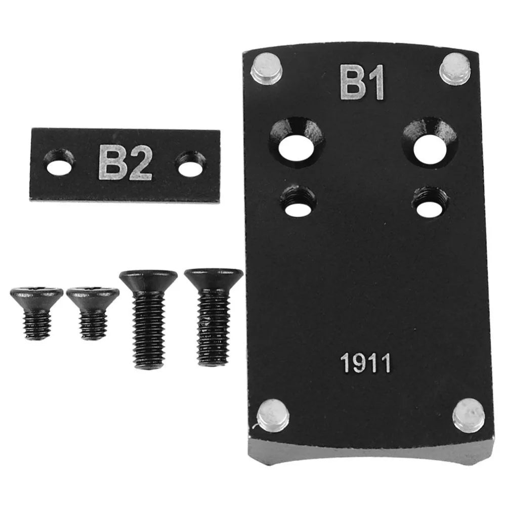 Optics 1911/Beretta/SW&MP/Springfield XD Pistol Optics Aiming Scope Gasket Clip Adapter Mount Adapter Plate Sight Mount