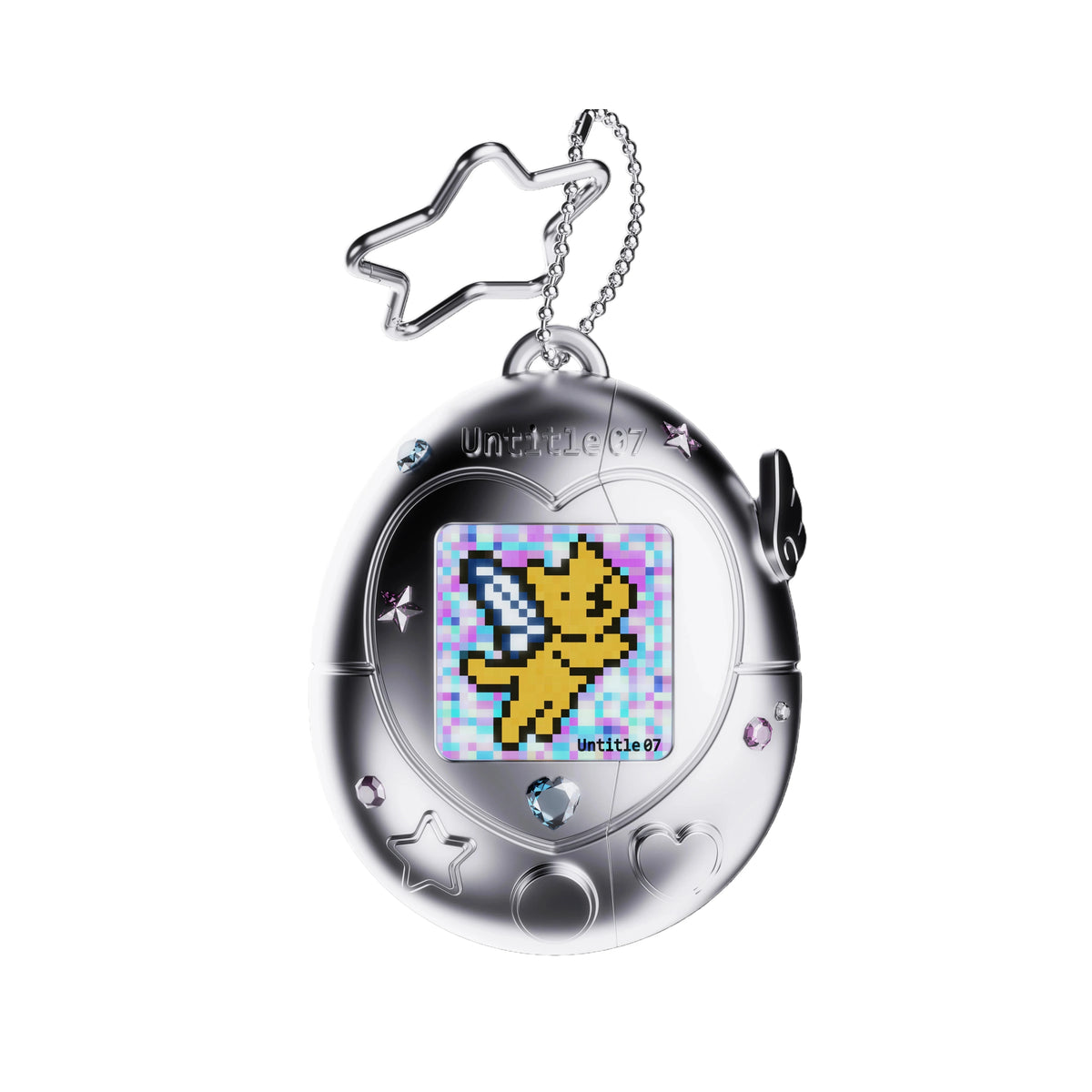 Cute For Tamagotchi Style Airpods 4/Pro 2/1 Earphone Case Transparent Soft Silicone Earphone Case With Cartoon Lanyard Sticker
