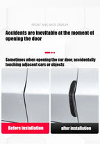 4PCS for Tesla Model 3/Y 2025 2026 Door Protector Strip Anti-Collision Door Side Edge Protection Sticker Guard Exterior Accessor