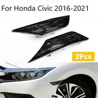 Car Turn Signal Light Assembly for Honda Civic 2016-2021, LED Bulbs Included, Black, 2pcs