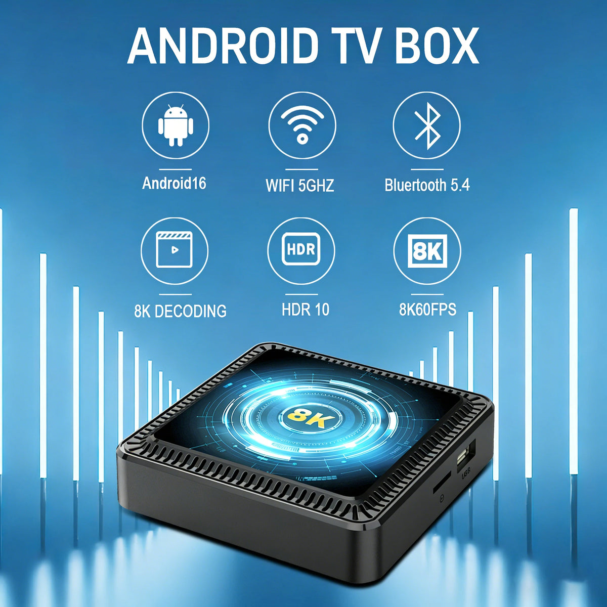 Q19 Smart TV Box Android 16 Allwinner H618 8GB 128GB 256GB Media Player Google Assistant BT6.0 Wifi 5G 8K Very Fast Set Top Box