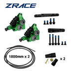 ZRACE XG4 Road Hydraulic Brake Caliper Flat Mount Four-piston Caliper, Ice Technology Brake Pads, CNC lightweight