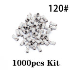 1000pcs 3mm Mini Zebra Nail Sanding Bands Electric Machine Nail Drill Bit UV Gel Acrylic Polish Remover For Nails Accessory Tool