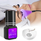 Dassen 5ml UV Eyelash Extension Glue 1S Fast Drying Strong Hold Long Lasting Non-Irritating Adhesive for Mink Lash Professional