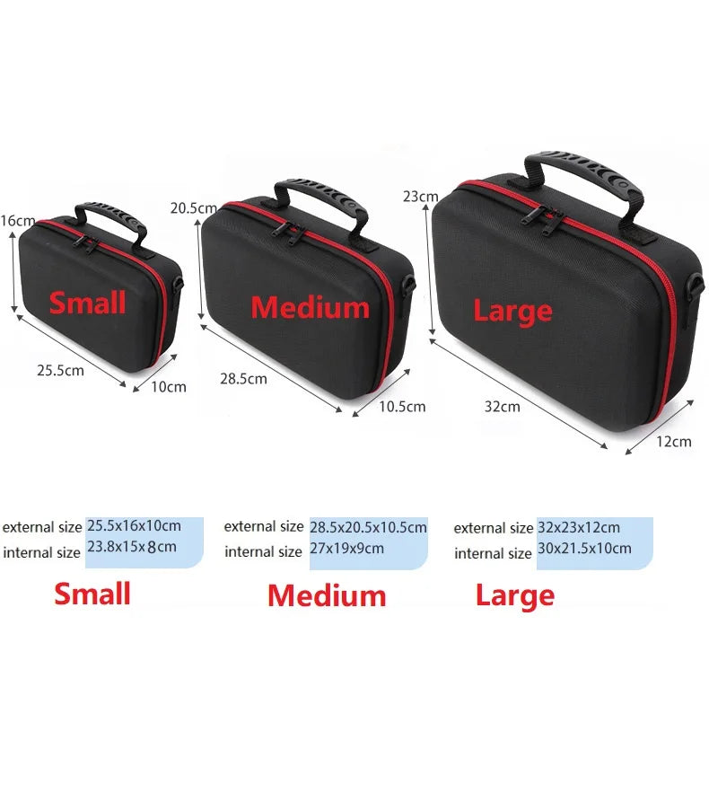 Protective Hard drive carry Case Bag With Customizable Foam Lightweight Shell storage Case for Electronics equipment  Cameras