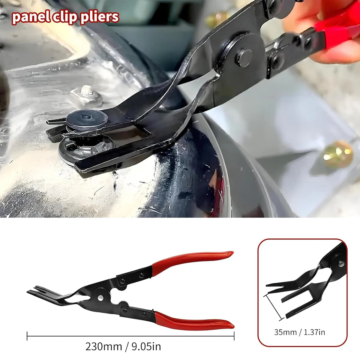 Wire Long Reach Hose Clamp Pliers Set Fuel Oil Water Hose Auto Tools,Hose Clamp Pliers for Fuel Oil & Water Hoses,Red