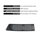 For Tesla New Model 3 Highland 2026 Lower Bumper Anti Insect Net Anti Dust Proof Inner Vent Grille Cover  Front Cover