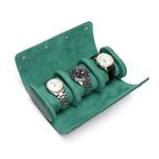 Embers Leather Watch Roll 1 2 3 slots Luxury Genuine Watch Storage Box Travel Bag Watch Case Gift Box Watch Pouch