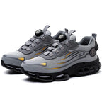 Rotating Button Safety Shoes Men Steel Toe Sneaker Air Cushion Work Shoes Man Puncture Proof Work Safety Boots Protective Shoes