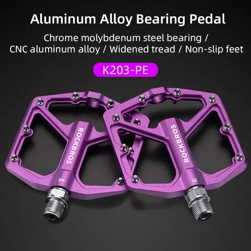 ROCKBROS MTB Pedals: Ultralight, Anti-Slip, Sealed Bearings, Aluminum