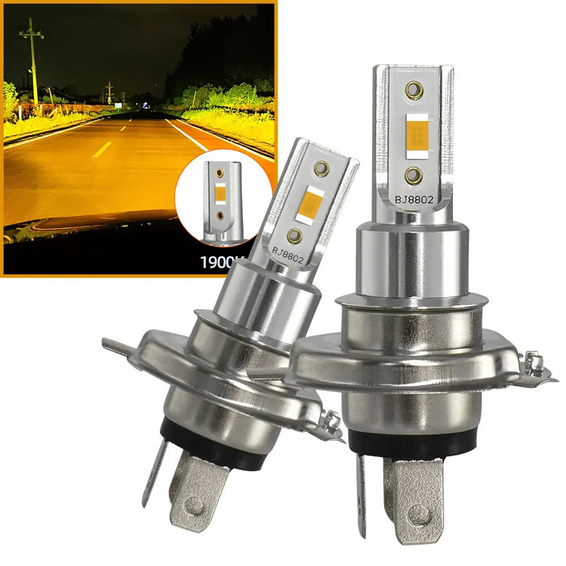 1:1 Halogen Bulbs to LED H7 LED Plug and Play 1900K 3200K 6000K 8000K Amber/Golden/White/Blue DC 12V for Car Headlight Lights