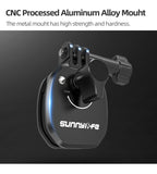 Motorcycle Windshield Mount Clamp Aluminum Clip For GoPro 13 12 Insta360 Go Ultra For DJI Osmo Nano/360/Action 6 5 Pro Pocket 3
