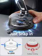 Joyroom Magnetic Car Phone Holder New Upgrade 360° Phone Holder Universal Vacuum Magnetic Car Phone  Mount for iPhone Samsung